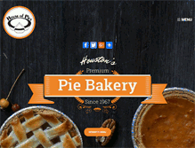 Tablet Screenshot of houseofpies.com